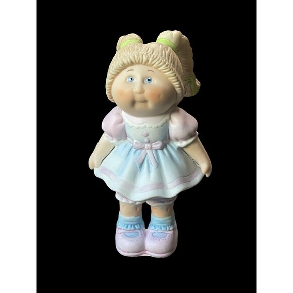 1983 Cabbage Patch Kids Fine Porcelain Figurines Set of 4 Vintage Style 5001 - Picture 6 of 12